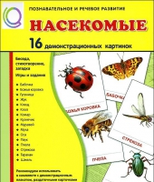 Демонстрационные карточки "Насекомые" - «globural.ru» - Сургут