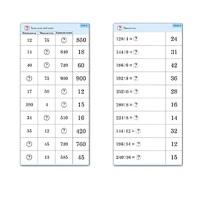 Комплект карточек (10) "Обучающий калейдоскоп. Умножение и деление в два шага" - «globural.ru» - Сургут