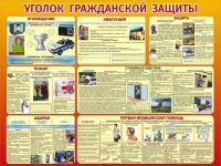 Стенд "Уголок гражданской защиты" - «globural.ru» - Сургут