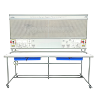 Учебный комплект лабораторного оборудования «Рабочее место электромонтажника» исполнение стендовое, монтажная панель - «globural.ru» - Сургут