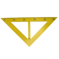 Угольник классный пластмассовый (45 и 45 градусов) - «globural.ru» - Сургут
