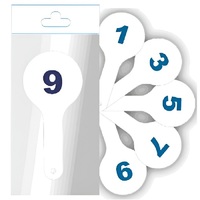 Касса-веер цифр от 0 до 9 - «globural.ru» - Сургут