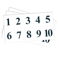 Набор цифр от 1 до 10 (для начальной школы) - «globural.ru» - Сургут