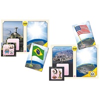 Настольно-печатная игра "Флаги стран мира 2. Азия, Африка, Австралия, Америка" - «globural.ru» - Сургут