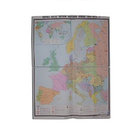 Учебная карта "Европа после 1-ой мировой войны" 1400*1060 мм (матовое, 2-стороннее лам.) - «globural.ru» - Сургут