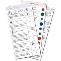 Комплект карточек (10) "Обучающий калейдоскоп. Музыкальные термины" - «globural.ru» - Сургут