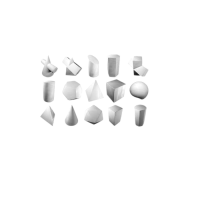 Комплект гипсовых моделей геометрических тел  - «globural.ru» - Сургут