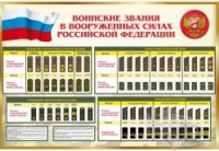 Стенд "Воинские звания в вооруженных силах российской федерации" - «globural.ru» - Сургут