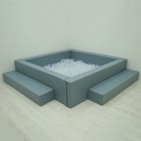 Сухой бассейн с шариками и RGB-подсветкой 190х190 см - «globural.ru» - Сургут