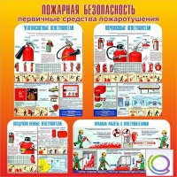 Стенд "Пожарная безопасность" (вариант 2 в ассортименте) - «globural.ru» - Сургут