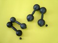 Гантели пластмассовые 0.8 кг с наполнителем - «globural.ru» - Сургут