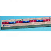 Счетная линейка для работы со счетным материалом, 1 метр. (Серия "От 1 до 100") - «globural.ru» - Сургут