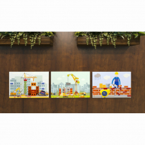 Комплект настенных панелей «Стройка» - «globural.ru» - Сургут