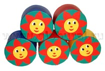 Пуфик «Солнышко» d=60*30см (ВИК) - «globural.ru» - Сургут