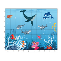 Коврик для логобота Пчелка "Животные морей и океанов" - «globural.ru» - Сургут