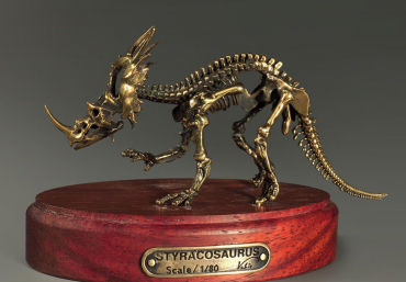 Модель скелета динозавра Styracosaurus - «globural.ru» - Сургут