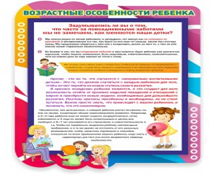 Стенд "Возрастные особенности ребенка" - «globural.ru» - Сургут