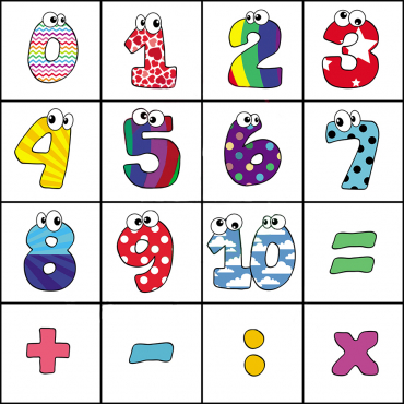 Тематическое поле-маршрутизатор «Цифры» для мини-робота Bee-Bot - «globural.ru» - Сургут