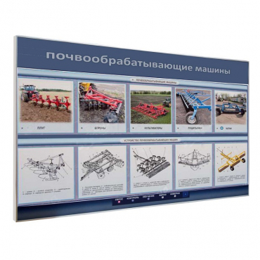 Электрифицированный светодинамический стенд «Почвообрабатывающие машины» - «globural.ru» - Сургут