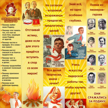 Тематический стенд "Пионеры" - «globural.ru» - Сургут